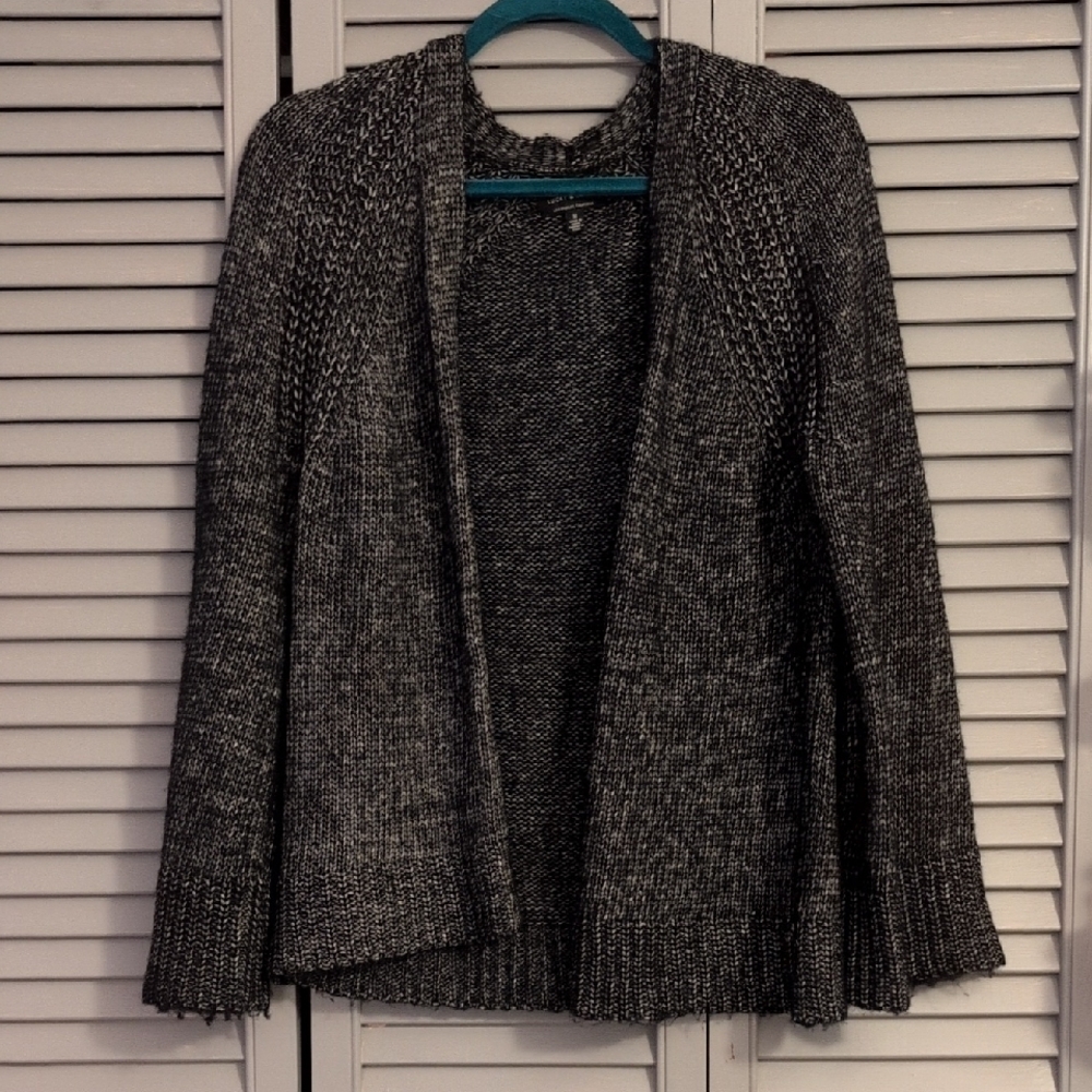Lucky Brand Charcoal and Light Gray Cardigan